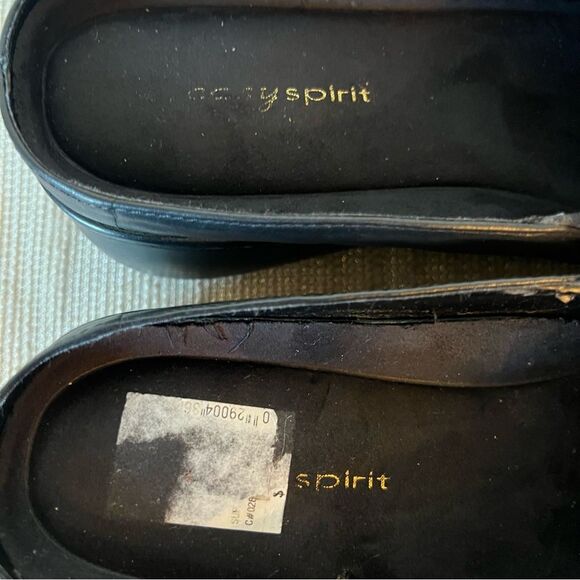 Easy Spirit black leather clogs women’s size 10 - Picture 15 of 15